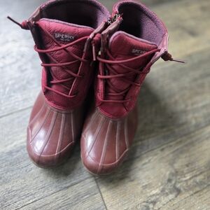 Sperry Red Duck Boots